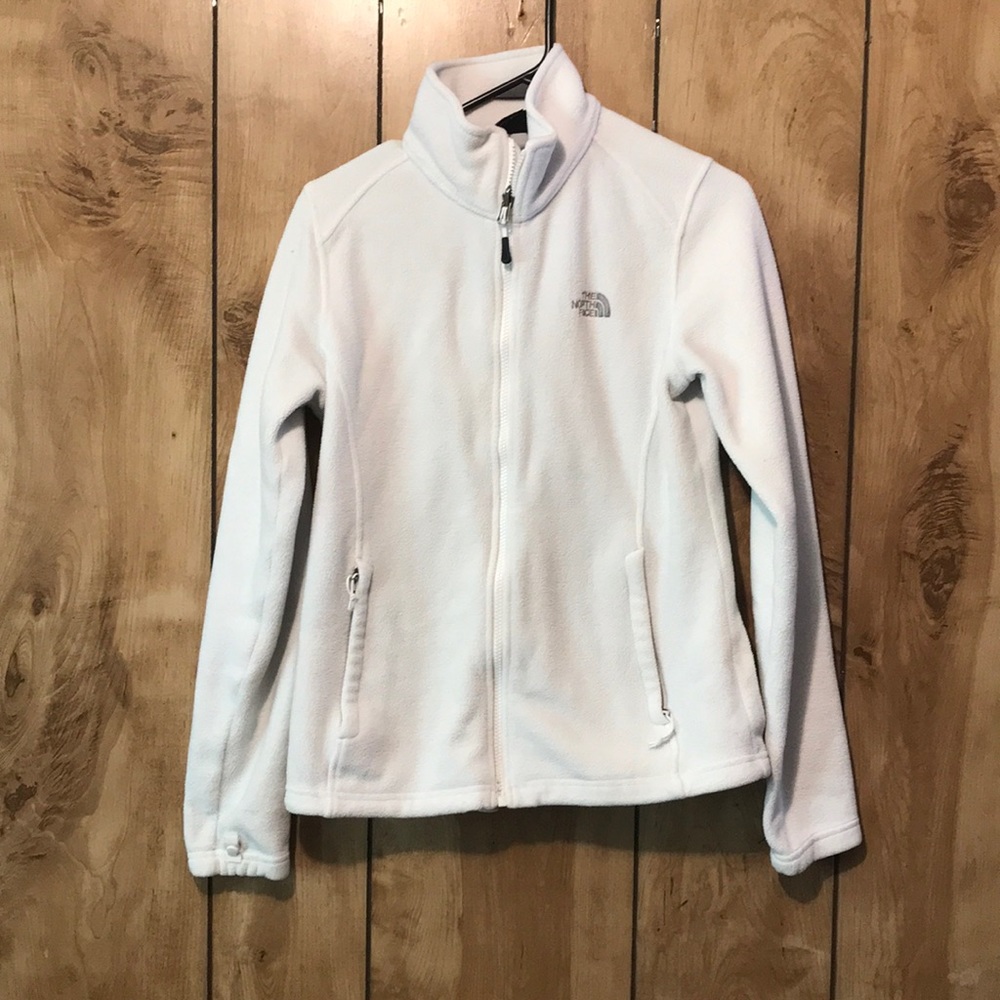 Used North Face fleece zip up jacket